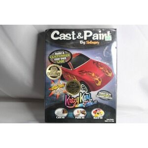 Krazy Kars Cast and Paint Custom Racer Model Kit Brand New Sealed 2003 BLO pens‎